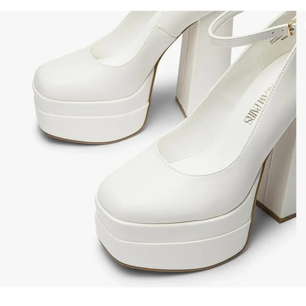 Women's High Heels Closed Toe  Platform
